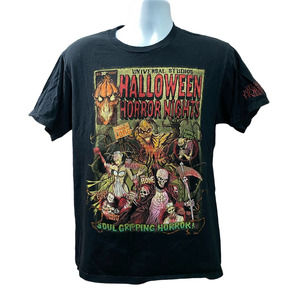 Universal Studios Florida Halloween Horror Nights Shirt size M scare Zones 30th